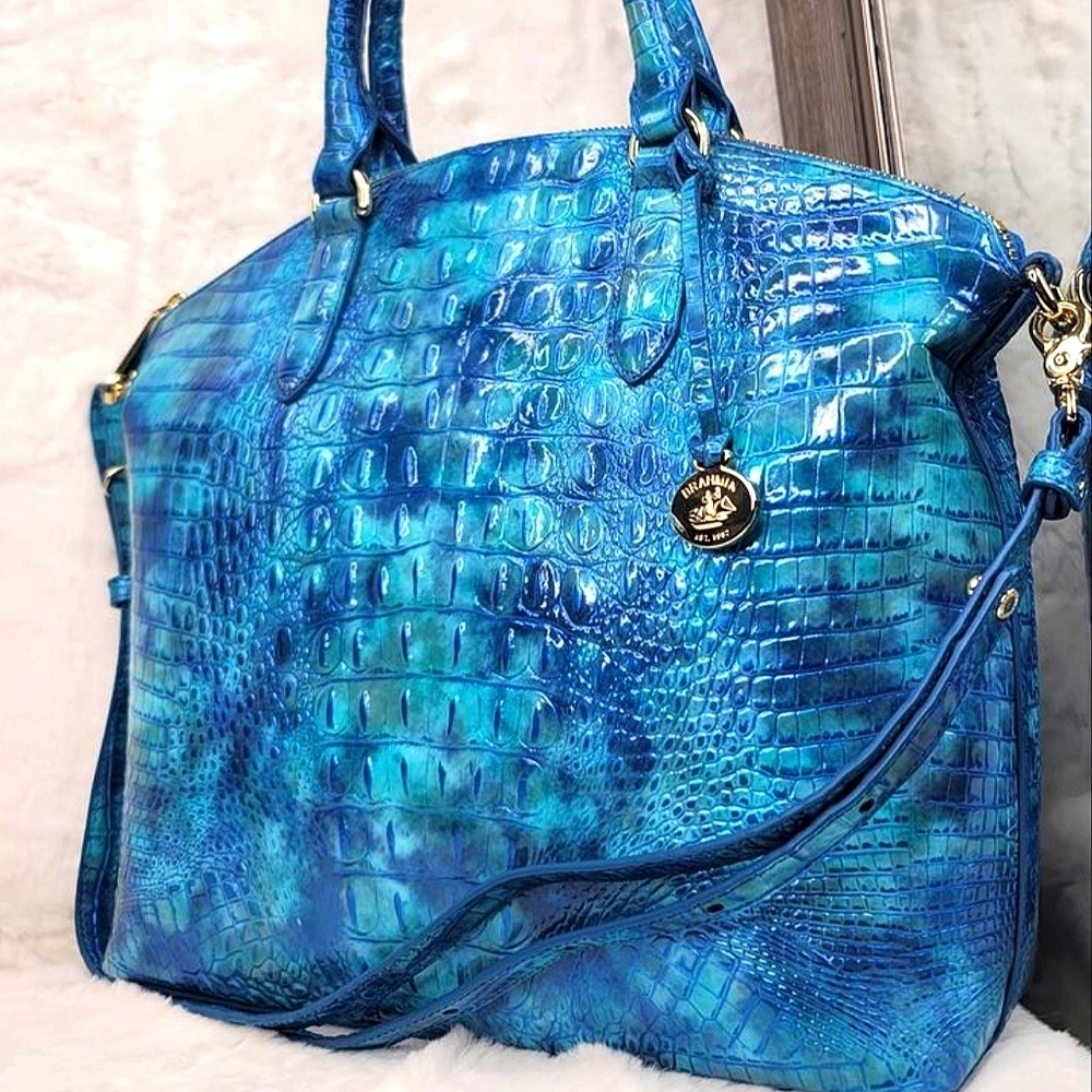 👜 NWT BRAHMIN DESIGNER MELBOURNE DUXBURY SATCHEL 3 in 1 PURSE BAG NWT - Picture 11 of 15